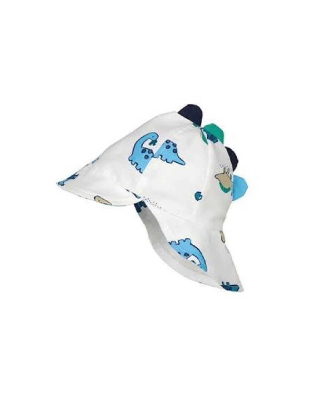 Size 40 cm Baby Hat Mayoral Kids Dinosaur Hat - White and Blue
